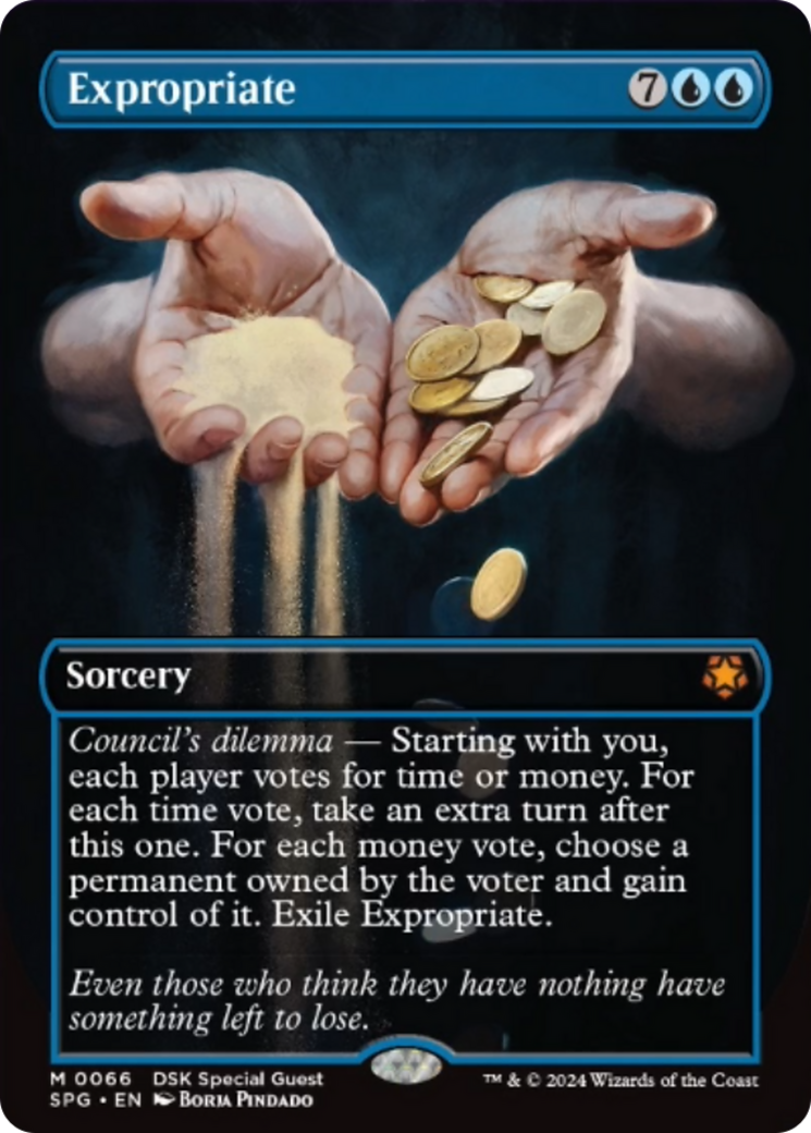 Expropriate (Borderless) [Duskmourn: House of Horror Special Guests] - Evolution TCG