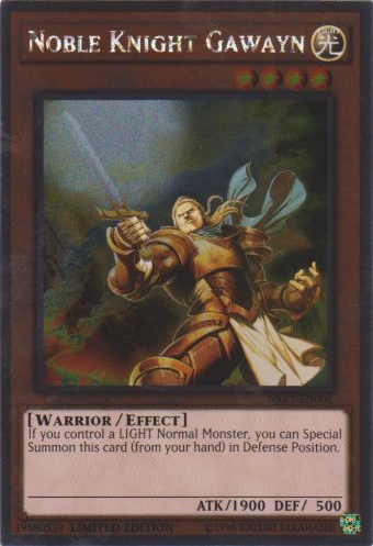 Noble Knight Gawayn [NKRT-EN004] Platinum Rare - Evolution TCG