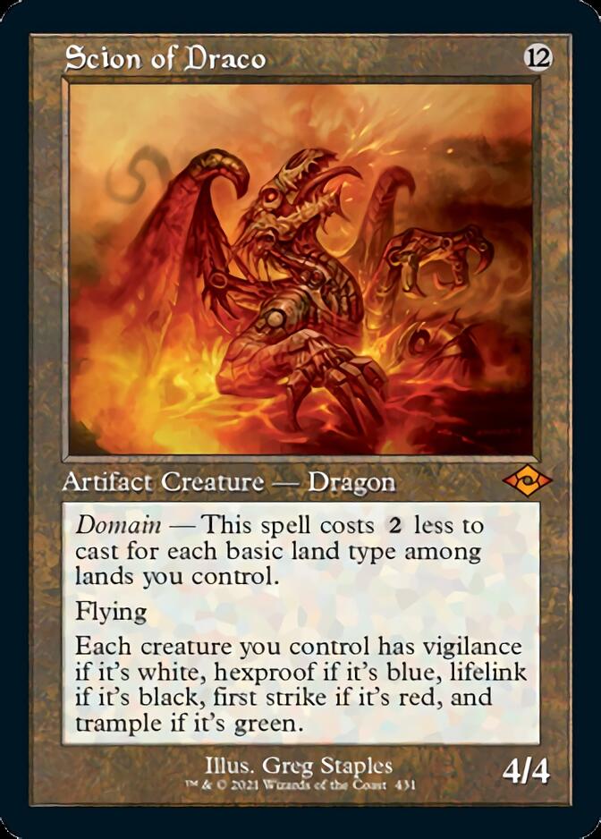 Scion of Draco (Retro) [Modern Horizons 2] - Evolution TCG