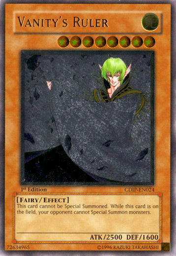 Vanity's Ruler [CDIP-EN024] Ultimate Rare - Evolution TCG