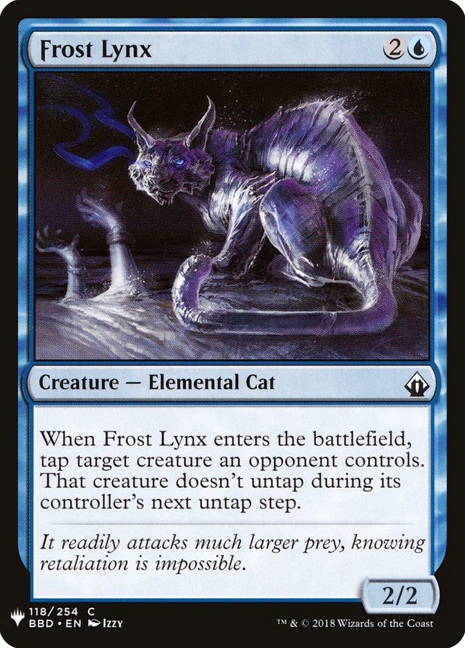 Frost Lynx [Mystery Booster] - Evolution TCG