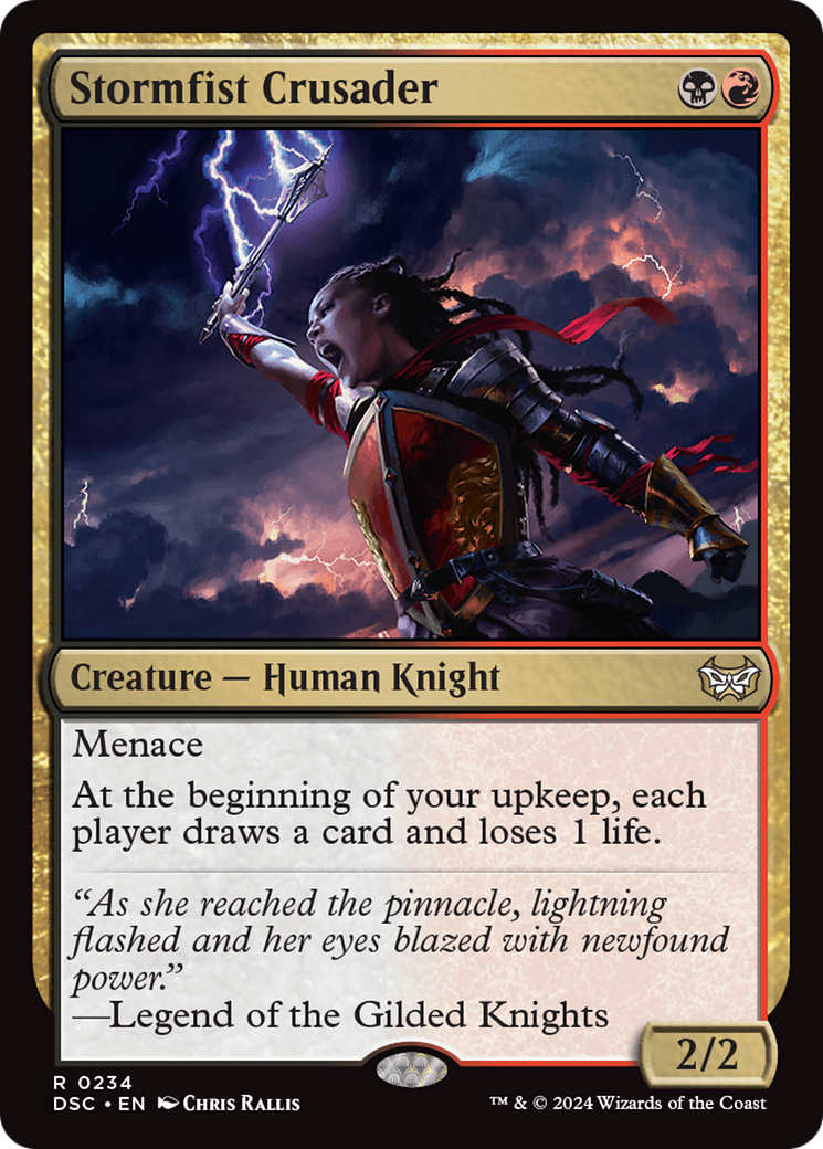 Stormfist Crusader [Duskmourn: House of Horror Commander] - Evolution TCG