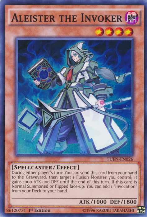 Aleister the Invoker [FUEN-EN026] Super Rare - Evolution TCG
