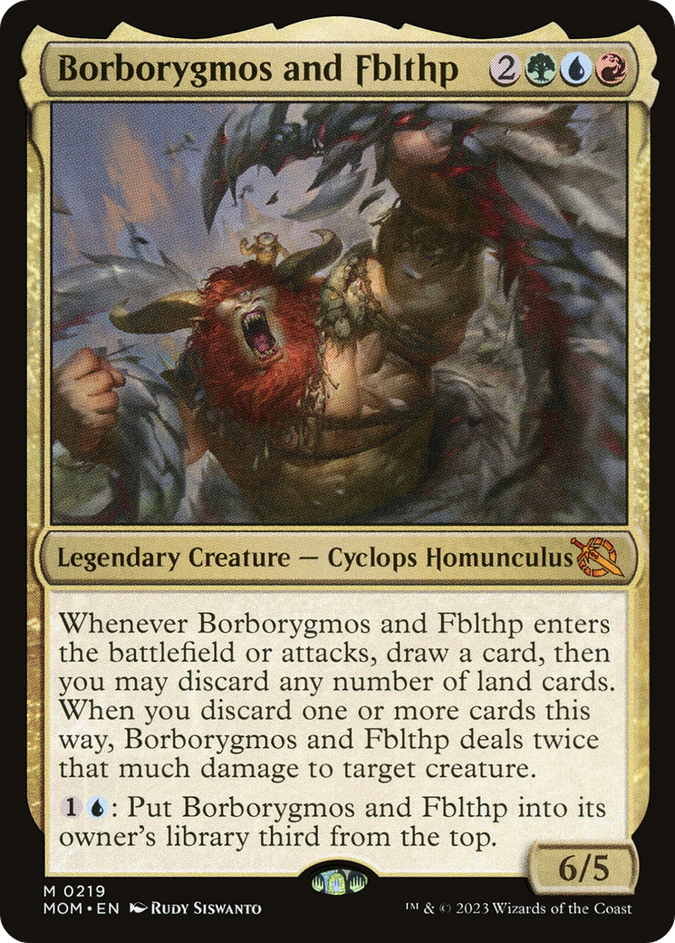 Borborygmos and Fblthp [March of the Machine] - Evolution TCG