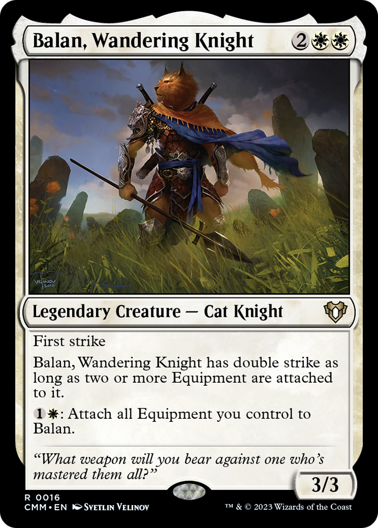 Balan, Wandering Knight [Commander Masters] - Evolution TCG