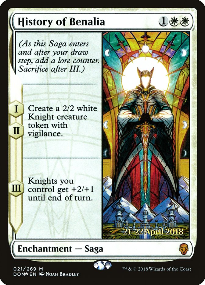 History of Benalia [Dominaria Prerelease Promos] - Evolution TCG