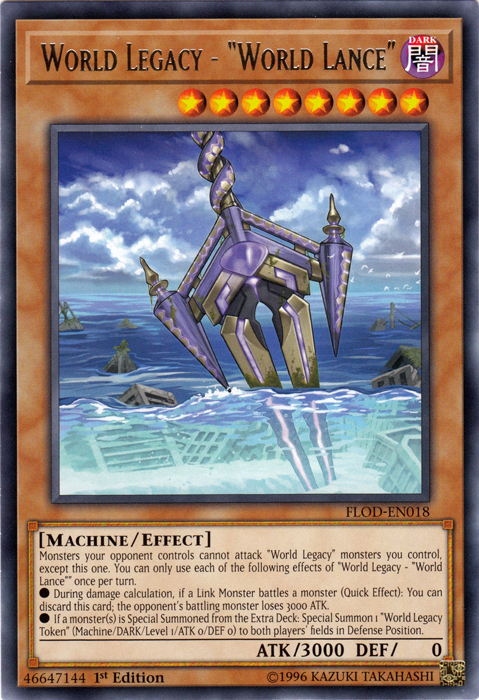 World Legacy - "World Lance" [FLOD-EN018] Rare - Evolution TCG