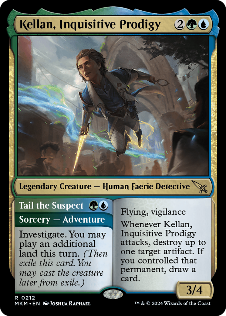 Kellan, Inquisitive Prodigy // Tail the Suspect [Murders at Karlov Manor] - Evolution TCG