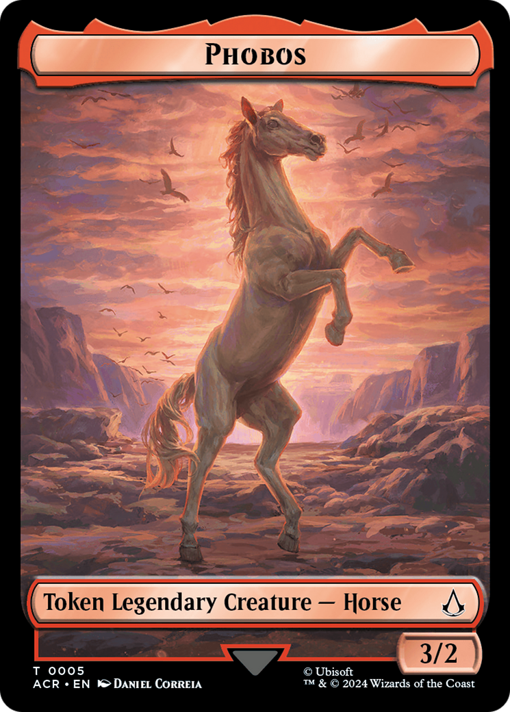 Assassin // Phobos Double-Sided Token [Assassin's Creed Tokens] - Evolution TCG