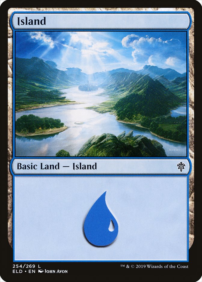 Island (254) [Throne of Eldraine] - Evolution TCG