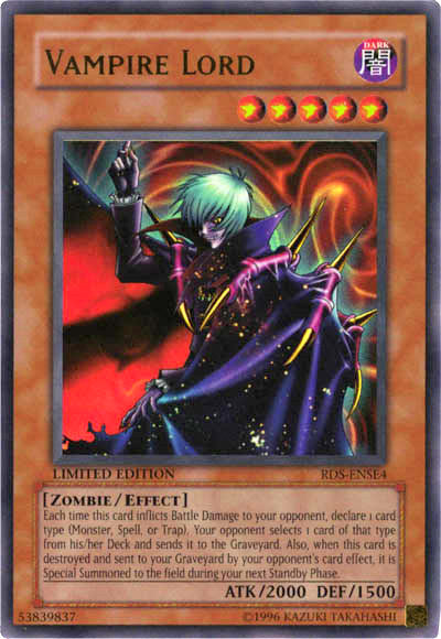 Vampire Lord [RDS-ENSE4] Ultra Rare - Evolution TCG