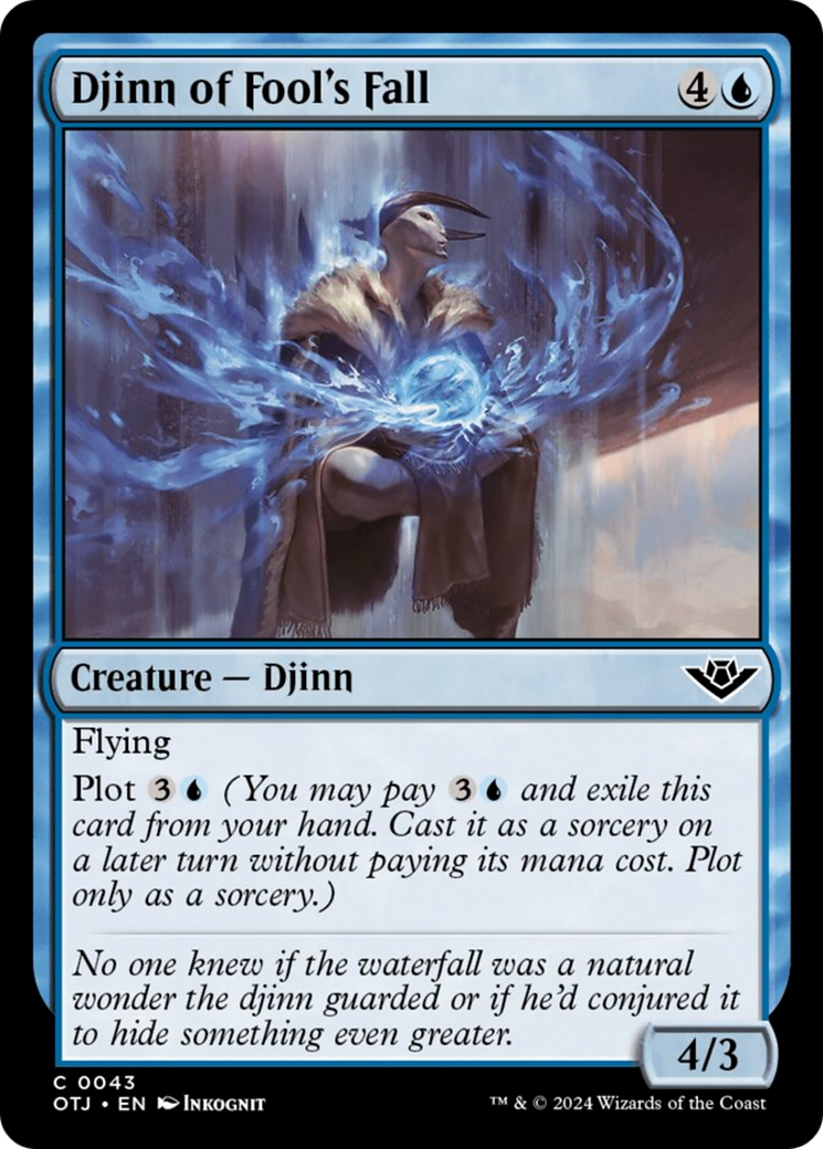 Djinn of Fool's Fall [Outlaws of Thunder Junction] - Evolution TCG