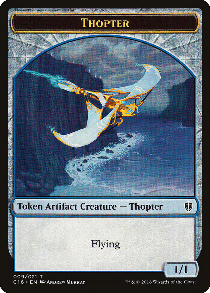Horror // Thopter Double-Sided Token [Commander 2016 Tokens] - Evolution TCG