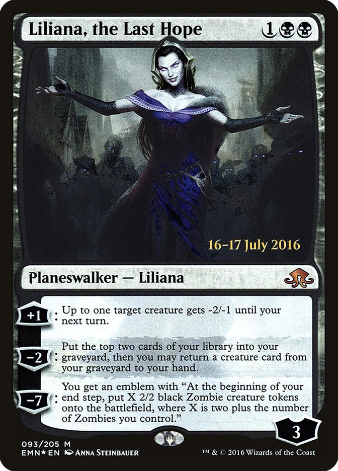 Liliana, the Last Hope [Eldritch Moon Prerelease Promos] - Evolution TCG