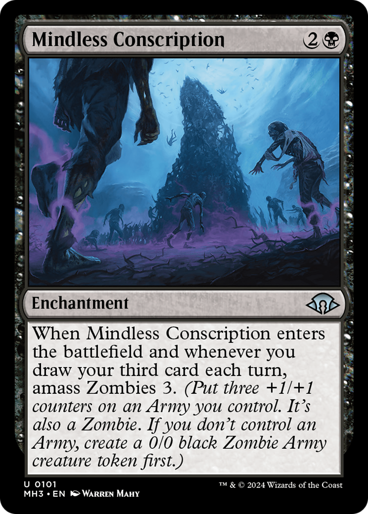 Mindless Conscription [Modern Horizons 3] - Evolution TCG