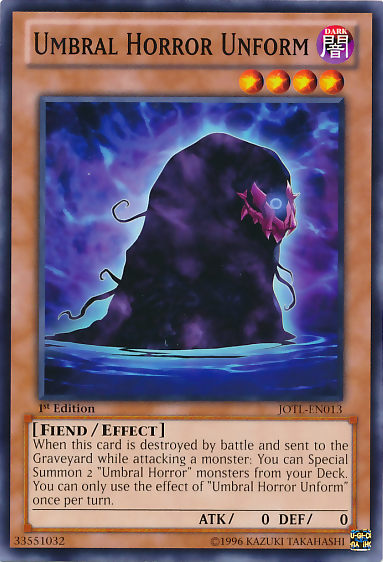 Umbral Horror Unform [JOTL-EN013] Common - Evolution TCG