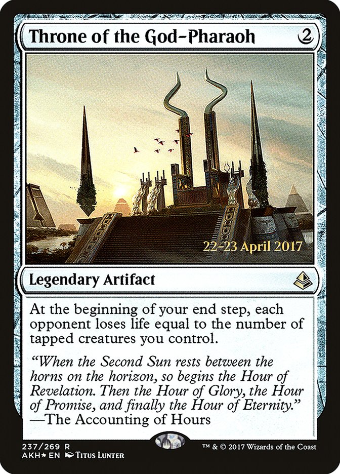 Throne of the God-Pharaoh [Amonkhet Prerelease Promos] - Evolution TCG