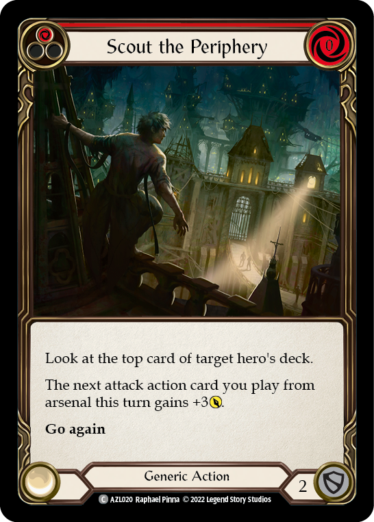 Scout the Periphery (Red) [AZL020] (Outsiders Azalea Blitz Deck) - Evolution TCG