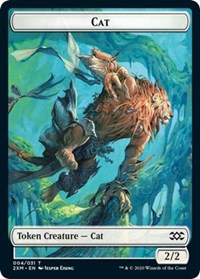 Cat // Servo Double-Sided Token [Double Masters Tokens] - Evolution TCG