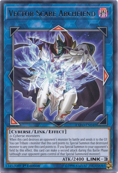 Vector Scare Archfiend [EXFO-EN040] Rare - Evolution TCG