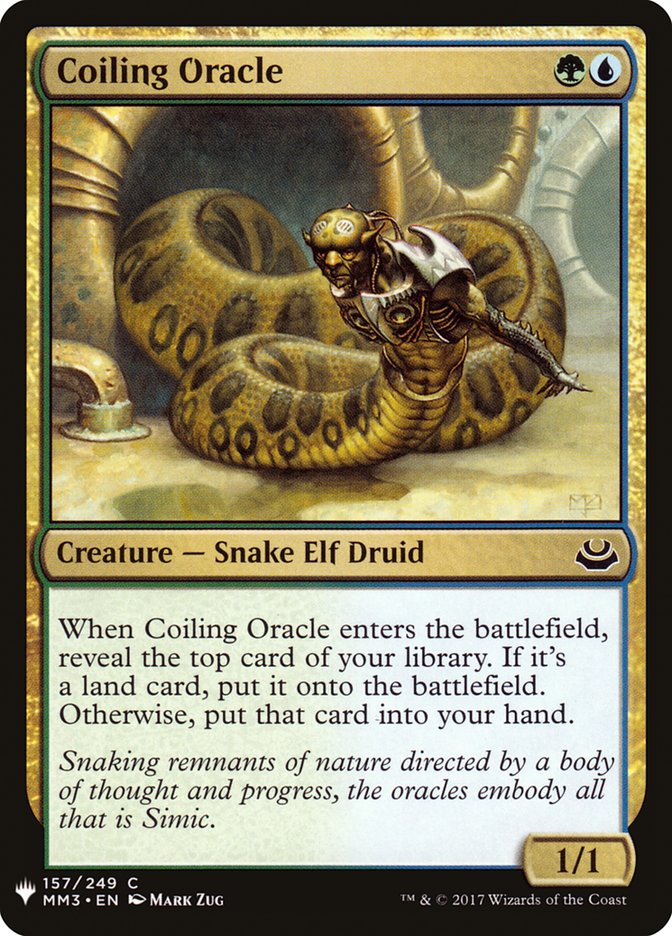 Coiling Oracle [Mystery Booster] - Evolution TCG