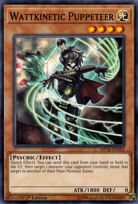 Wattkinetic Puppeteer [MP18-EN192] Common - Evolution TCG