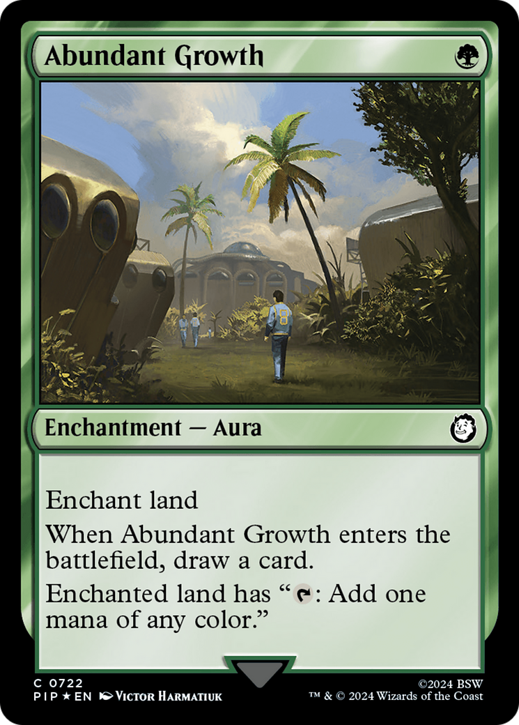 Abundant Growth (Surge Foil) [Fallout] - Evolution TCG