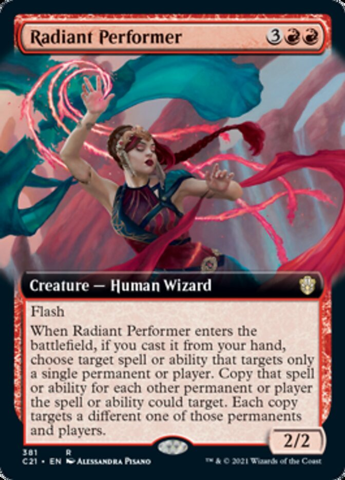 Radiant Performer (Extended Art) [Commander 2021] - Evolution TCG