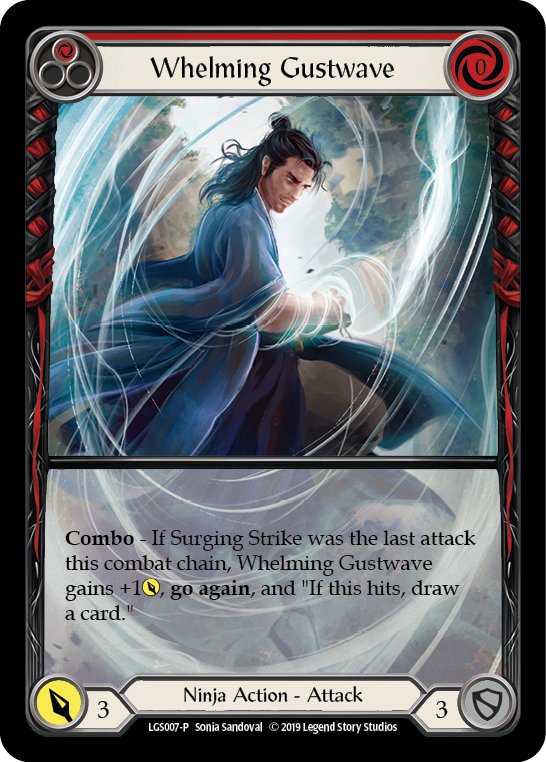 Whelming Gustwave (Red) [LGS007-P] (Promo)  1st Edition Normal - Evolution TCG