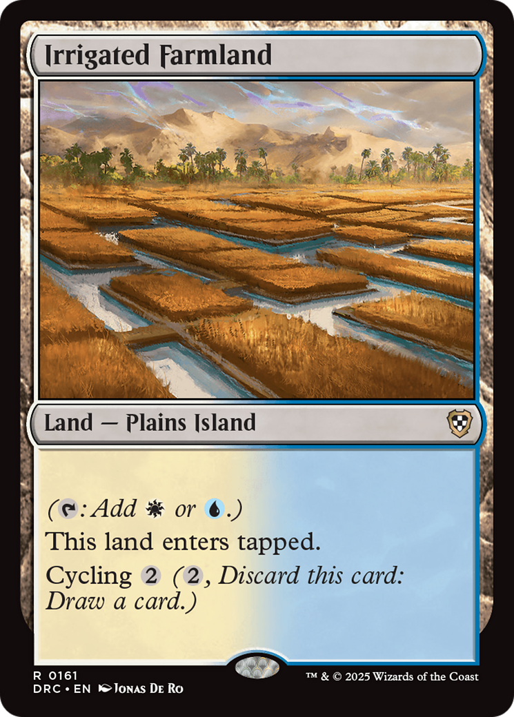 Irrigated Farmland [Aetherdrift Commander] - Evolution TCG
