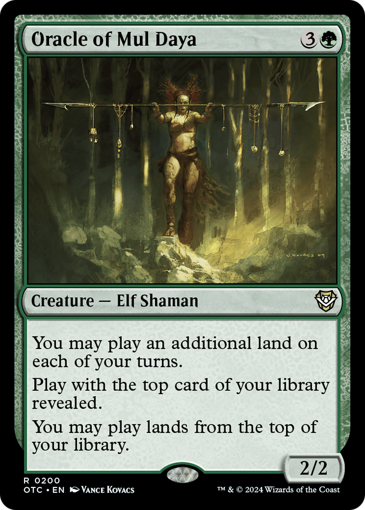 Oracle of Mul Daya [Outlaws of Thunder Junction Commander] - Evolution TCG