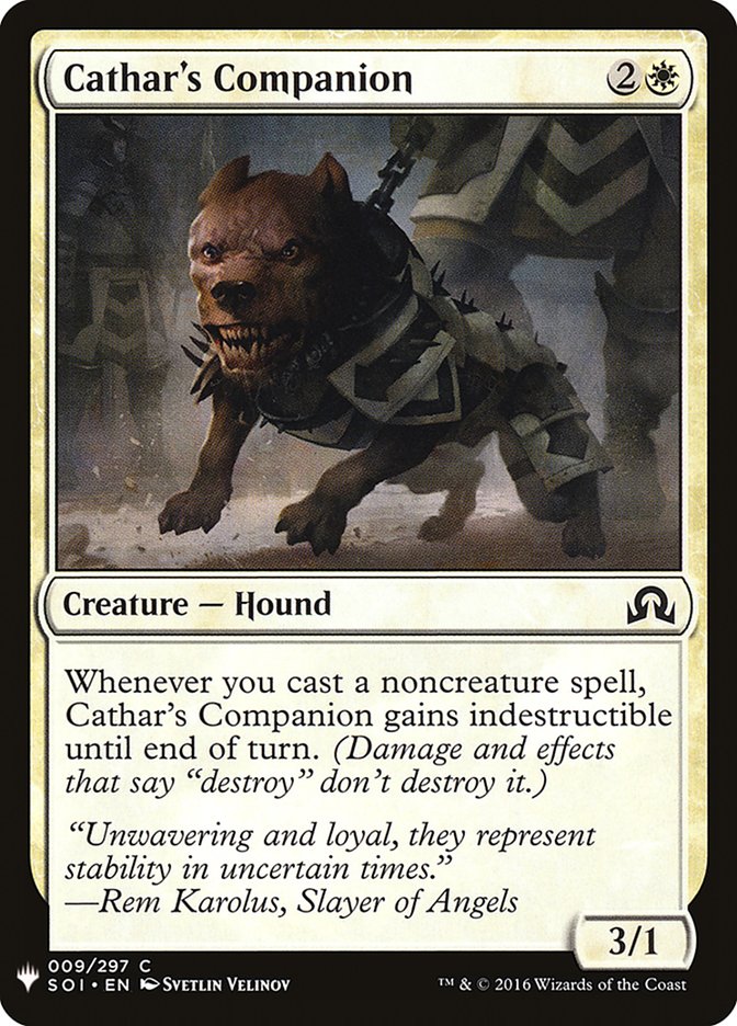 Cathar's Companion [Mystery Booster] - Evolution TCG