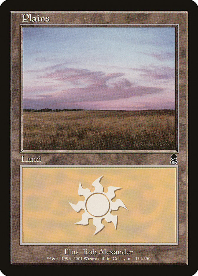 Plains (334) [Odyssey] - Evolution TCG