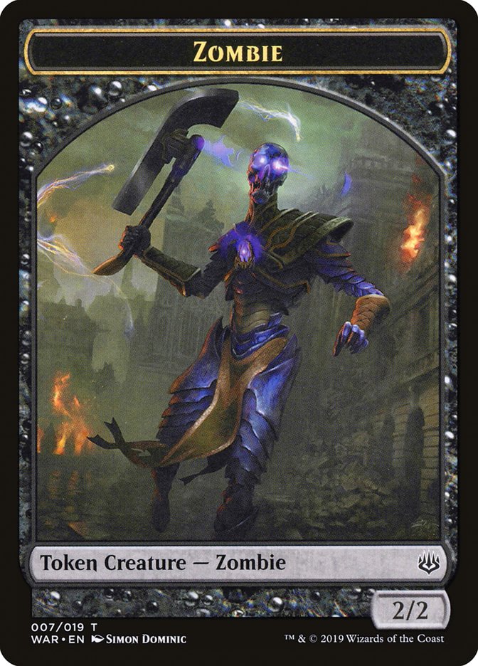 Zombie Token [War of the Spark Tokens] - Evolution TCG