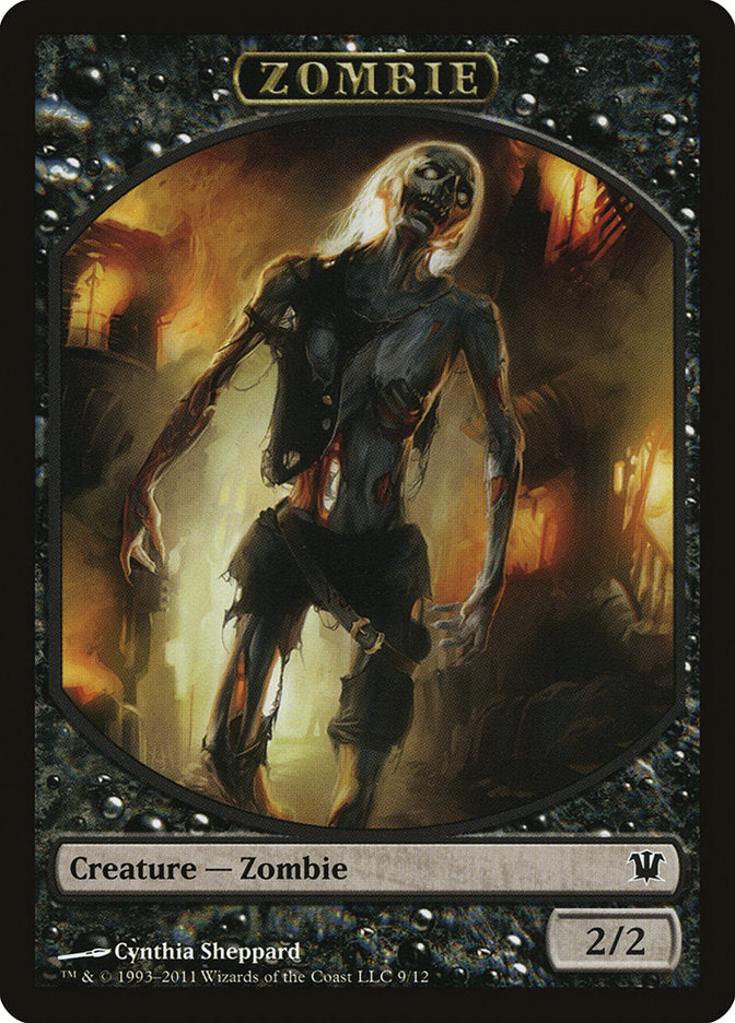 Zombie Token (9/12) [Innistrad Tokens] - Evolution TCG