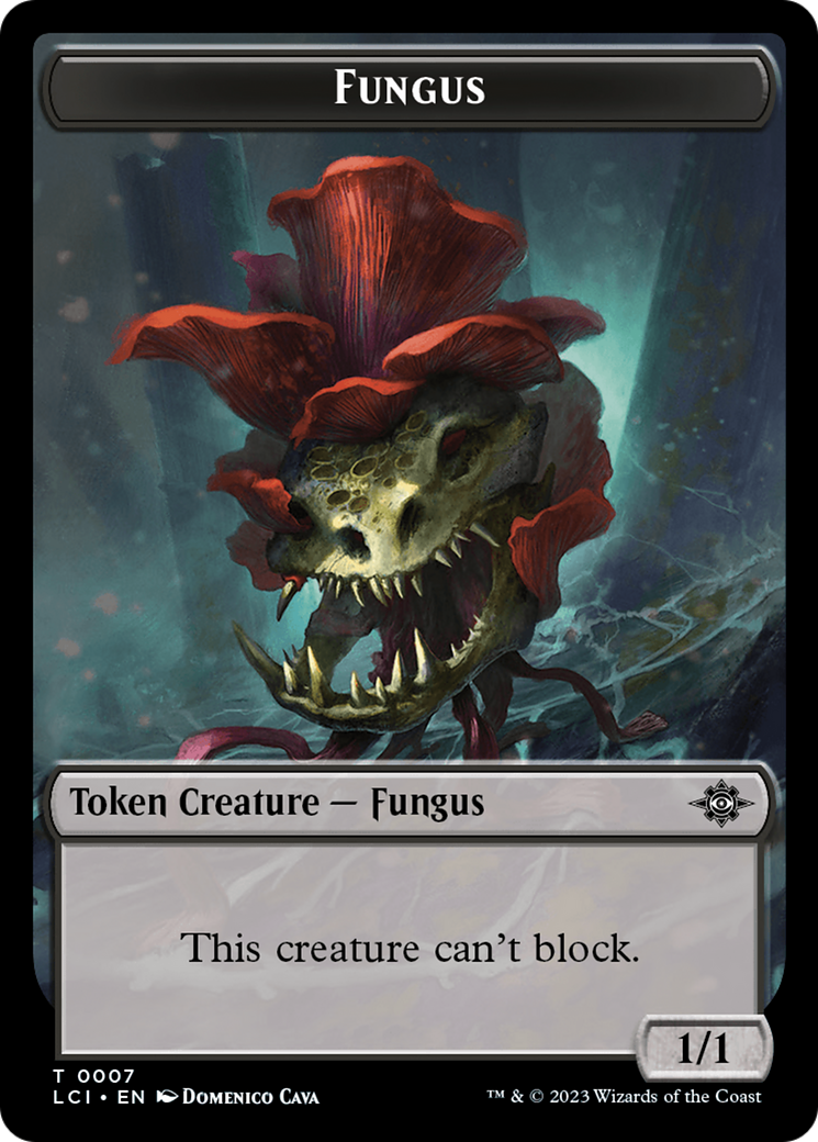 Gnome // Fungus Double-Sided Token [The Lost Caverns of Ixalan Tokens] - Evolution TCG