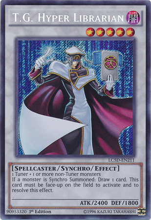 T.G. Hyper Librarian [LC5D-EN211] Secret Rare - Evolution TCG