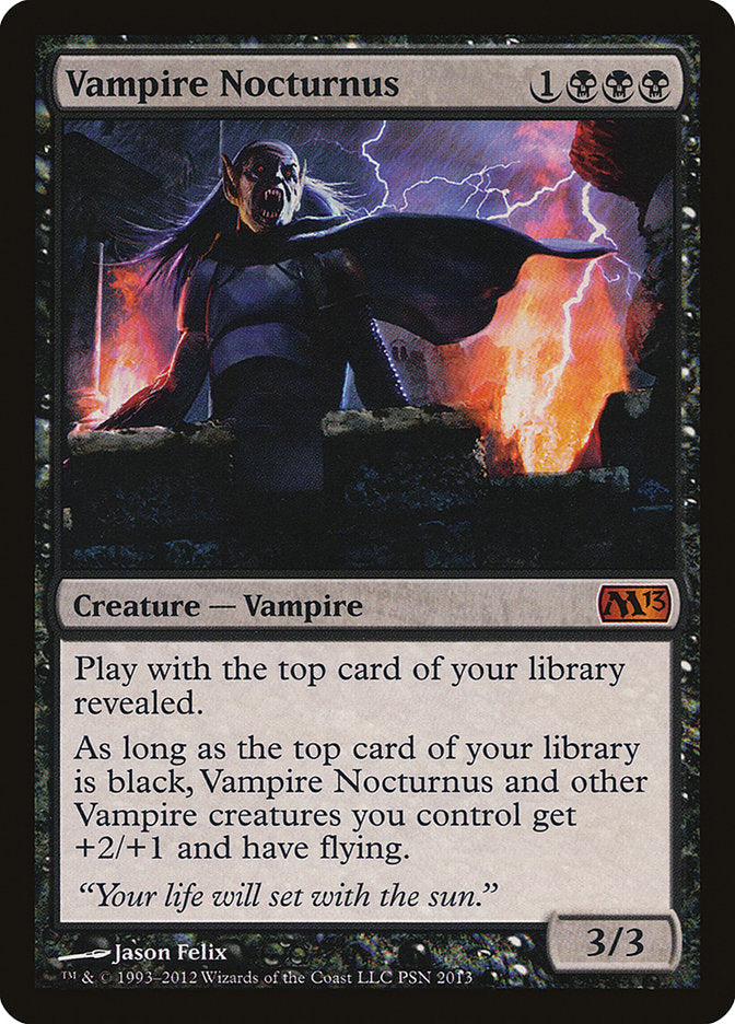 Vampire Nocturnus (Duels of the Planeswalkers Promos) [Duels of the Planeswalkers Promos 2012] - Evolution TCG