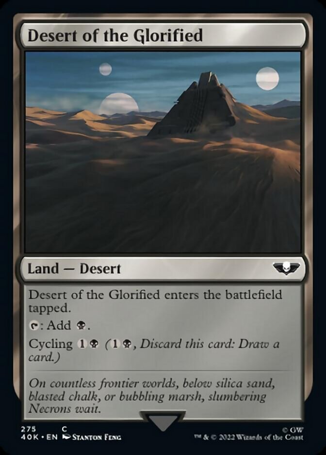 Desert of the Glorified (Surge Foil) [Warhammer 40,000] - Evolution TCG