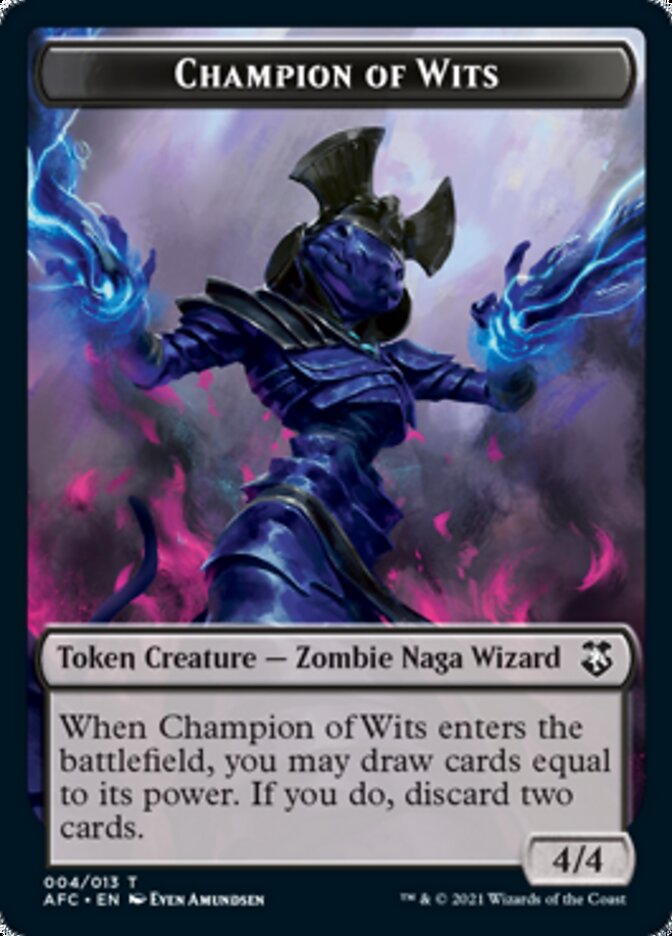 Champion of Wits // Illusion Double-Sided Token [Dungeons & Dragons: Adventures in the Forgotten Realms Commander Tokens] - Evolution TCG