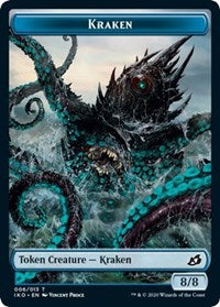 Kraken // Human Soldier (003) Double-Sided Token [Ikoria: Lair of Behemoths Tokens] - Evolution TCG