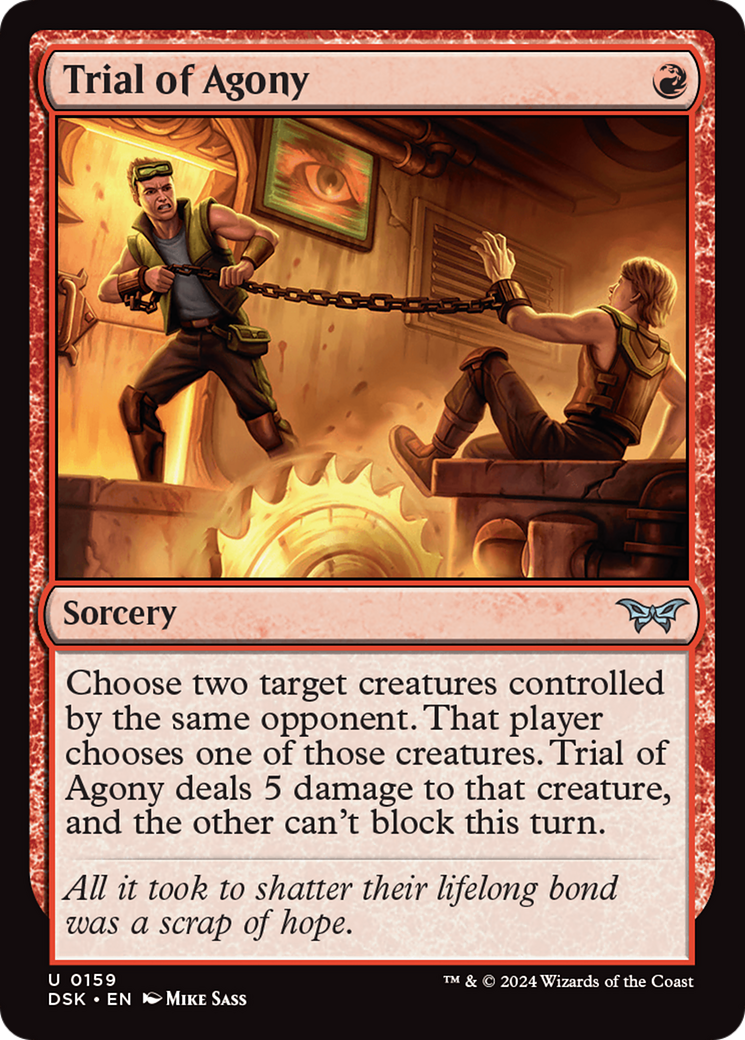 Trial of Agony [Duskmourn: House of Horror] - Evolution TCG