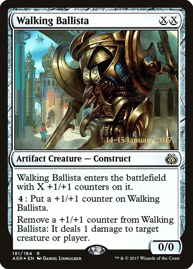 Walking Ballista [Aether Revolt Prerelease Promos] - Evolution TCG