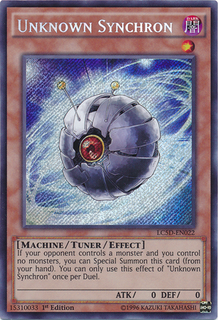 Unknown Synchron [LC5D-EN022] Secret Rare - Evolution TCG