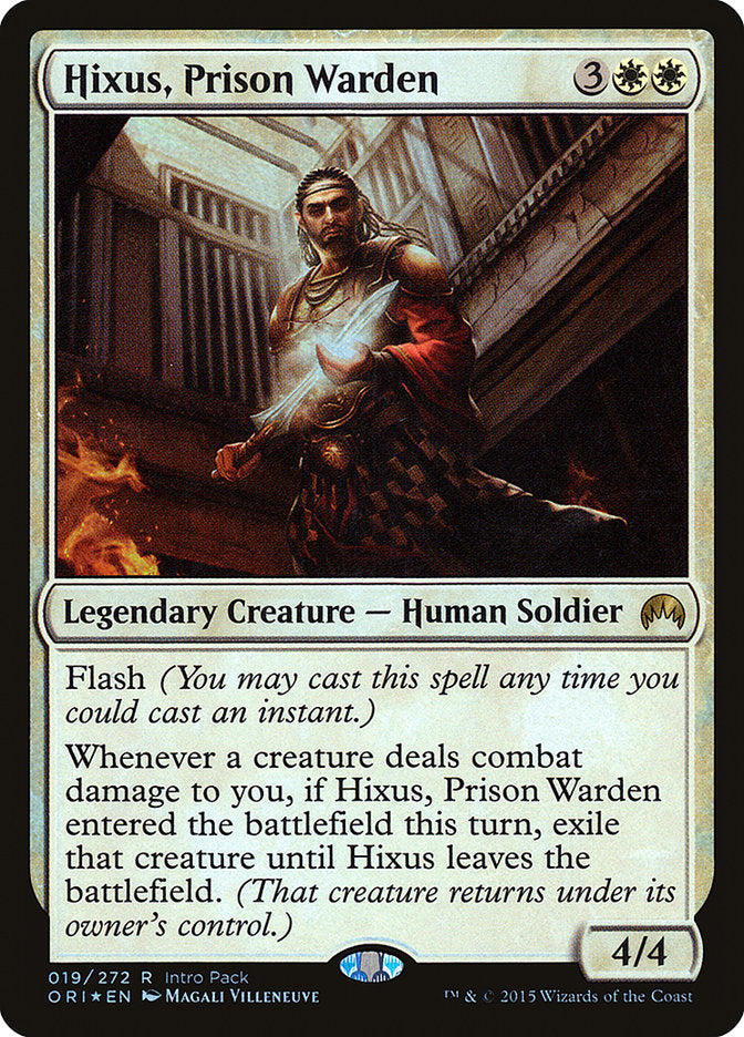 Hixus, Prison Warden (Intro Pack) [Magic Origins Promos] - Evolution TCG