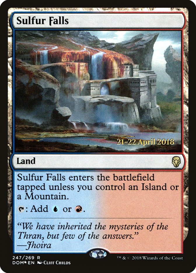 Sulfur Falls [Dominaria Prerelease Promos] - Evolution TCG