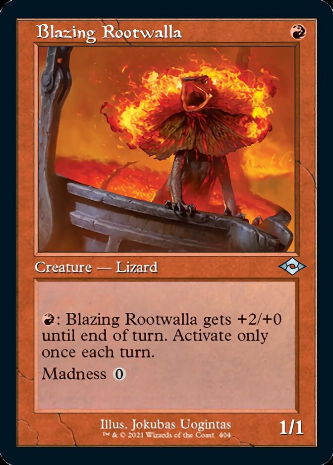 Blazing Rootwalla (Retro) [Modern Horizons 2] - Evolution TCG