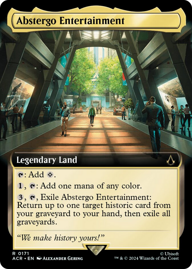 Abstergo Entertainment (Extended Art) [Assassin's Creed] - Evolution TCG