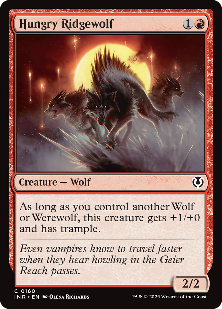 Hungry Ridgewolf [Innistrad Remastered] - Evolution TCG