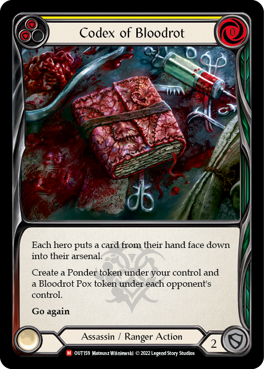 Codex of Bloodrot [OUT159] (Outsiders) - Evolution TCG